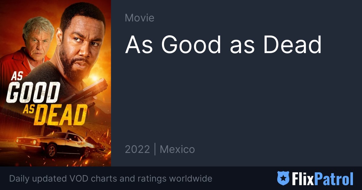 As Good as Dead Streaming • FlixPatrol