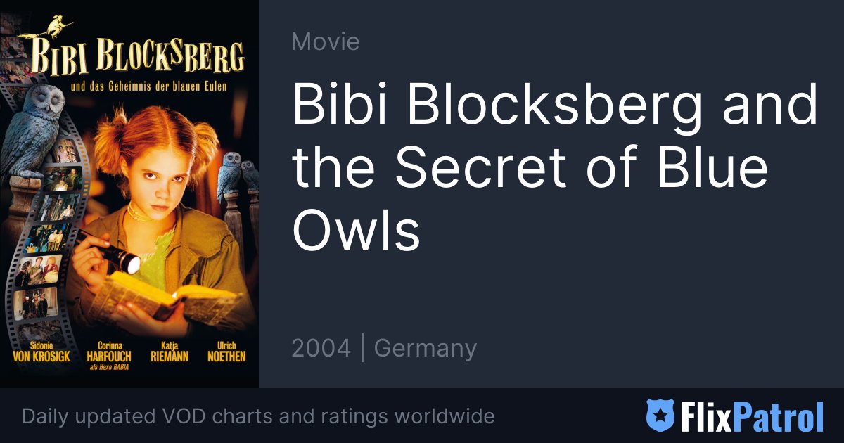Bibi Blocksberg and the Secret of Blue Owls • FlixPatrol