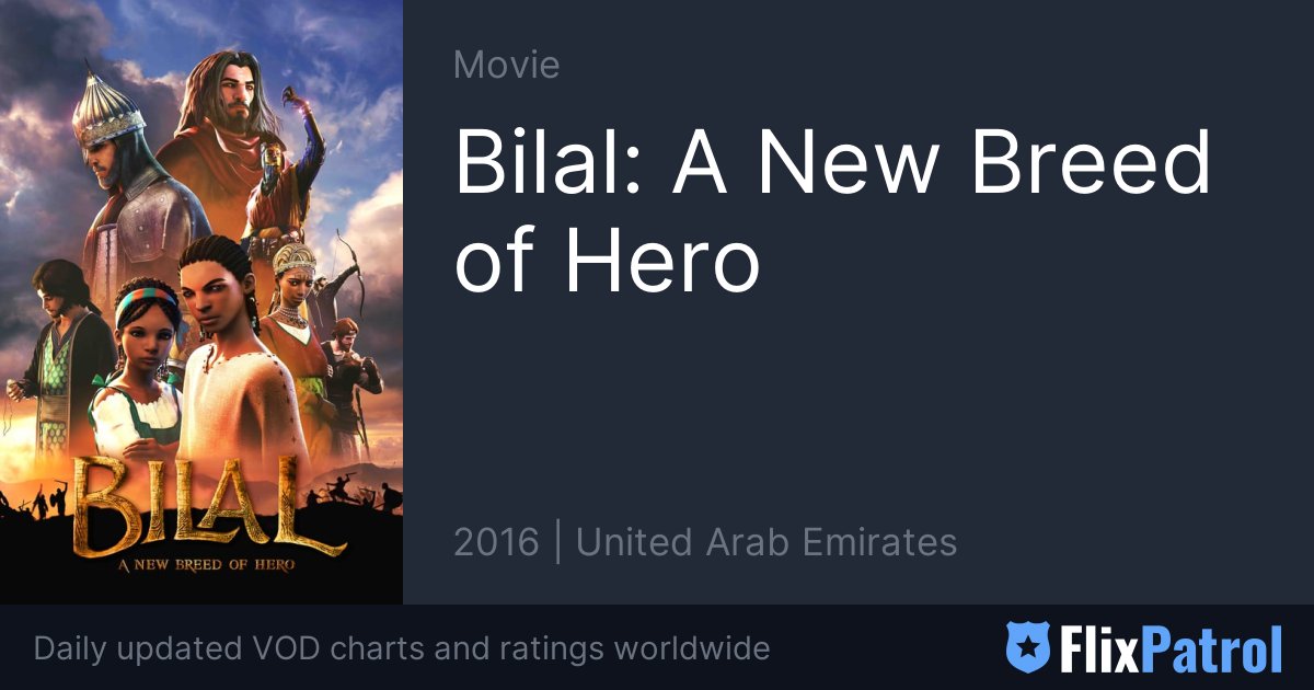 Bilal: A New Breed of Hero Similar Movies • FlixPatrol