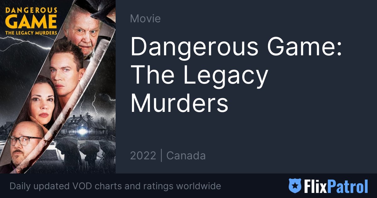 Dangerous Game: The Legacy Murders (2022) - IMDb