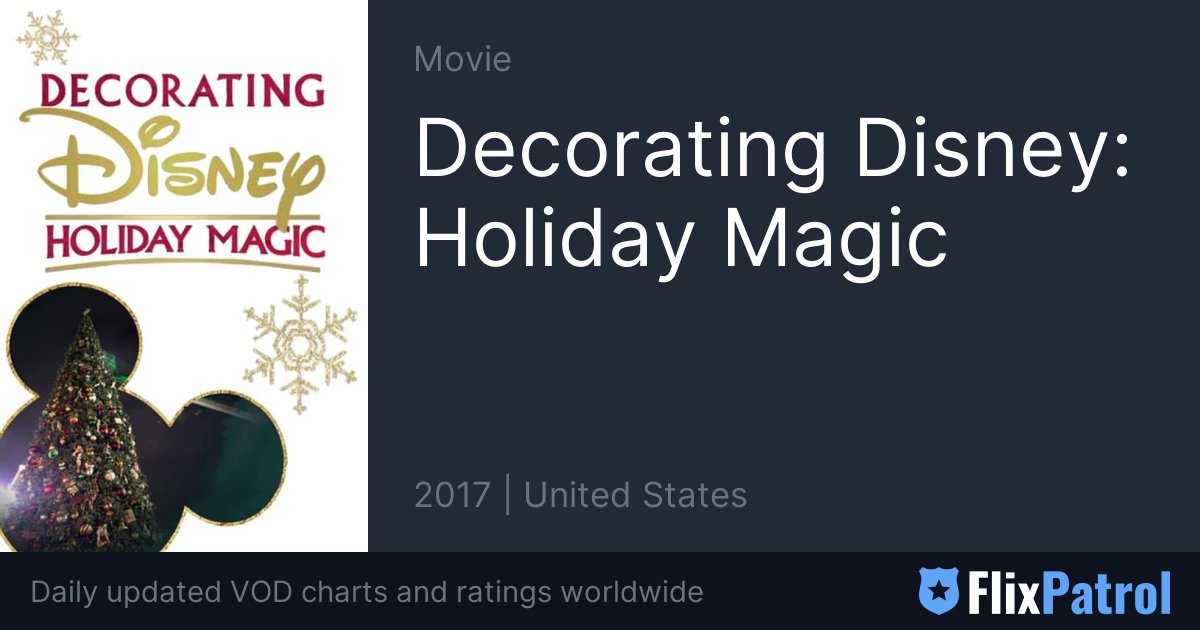 Decorating Disney: Holiday Magic • FlixPatrol
