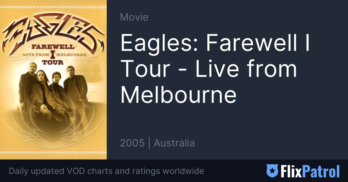 eagles farewell tour 2023 australia