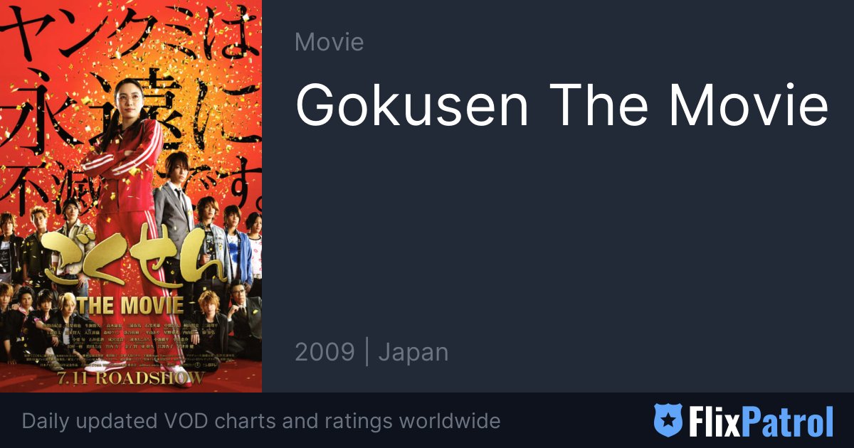 Gokusen The Movie FlixPatrol