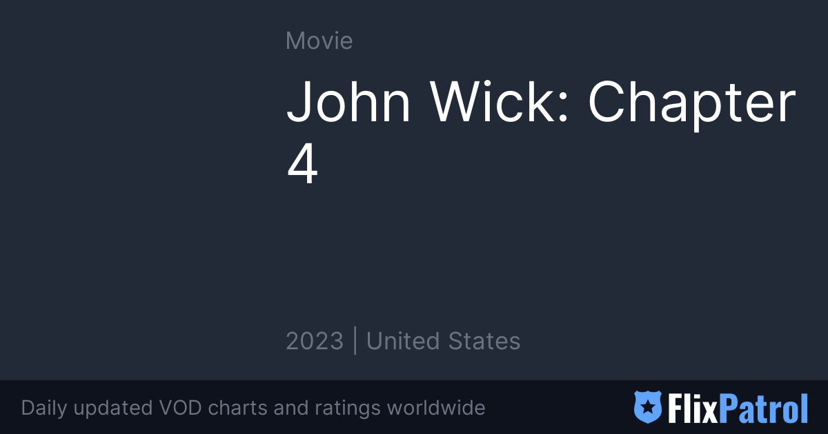 John Wick: Chapter 4' succeeds in a flooded market – Northern Star