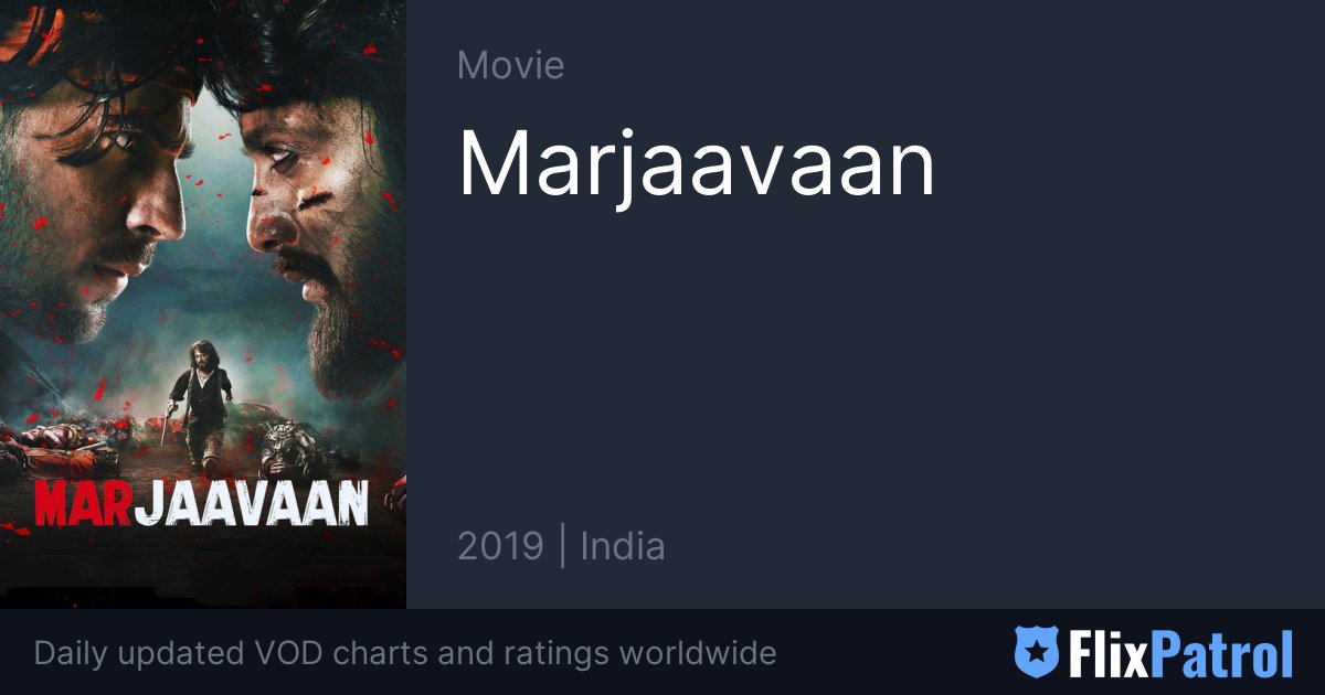 Marjaavaan best sale on prime