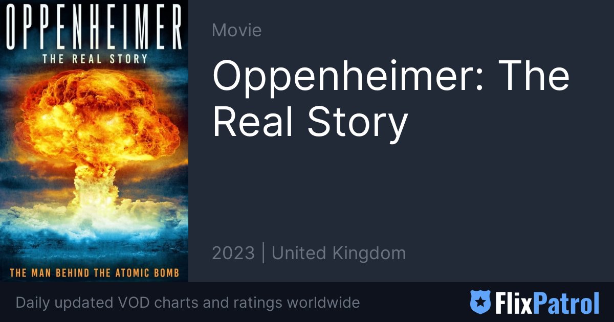 Oppenheimer: The Real Story • FlixPatrol