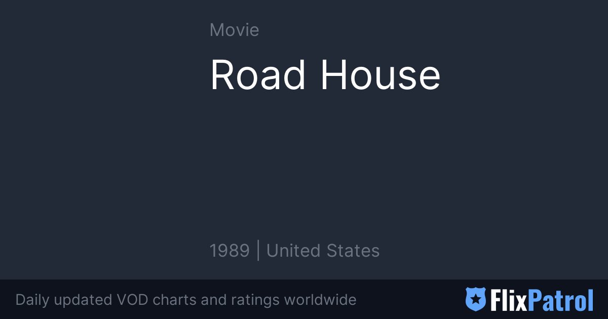 road house dvd