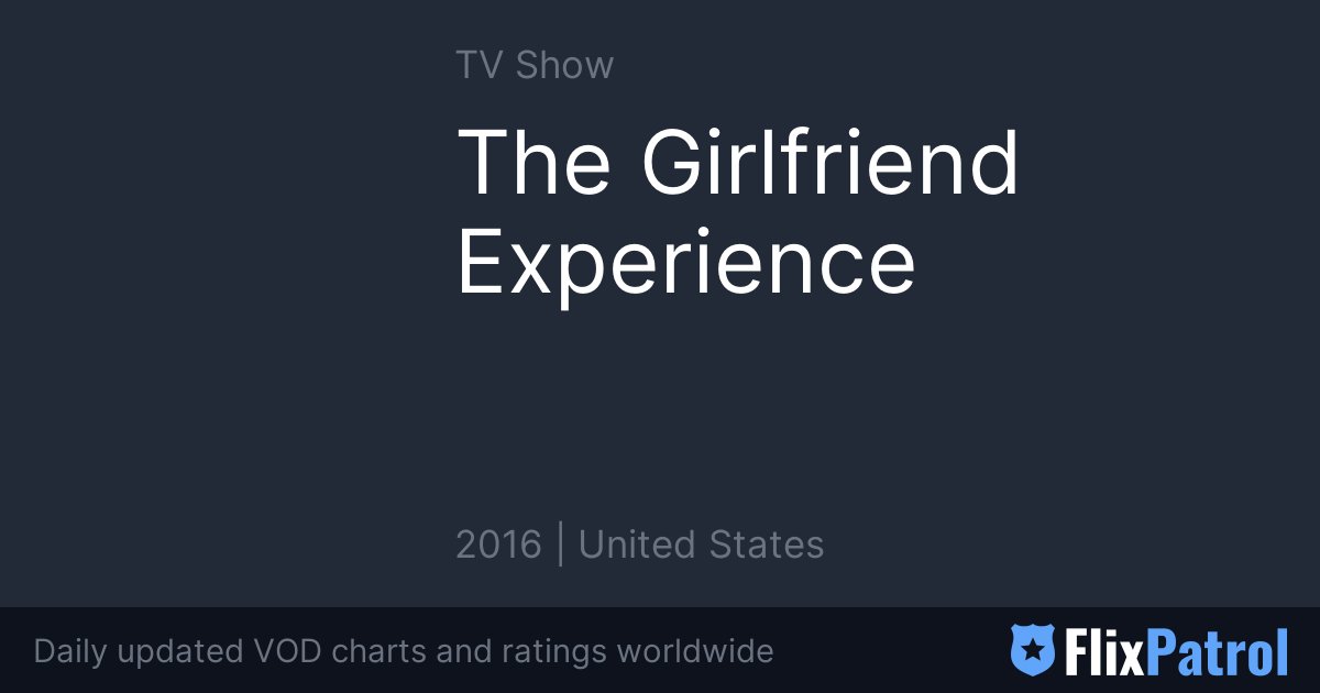 The girlfriend best sale experience putlocker