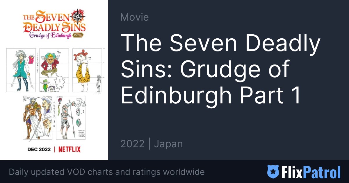 The Seven Deadly Sins: Grudge of Edinburgh Part 1 Netflix Release